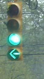 PED. TREATMENT UNDER SPLIT PHASING Left-turn green arrow