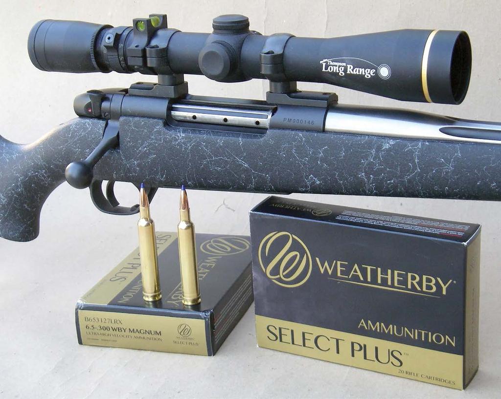 6.5-300 WEATHERBY MAGNUM Brian Pearce In the 1940s, Roy Weatherby began developing a series of hunting