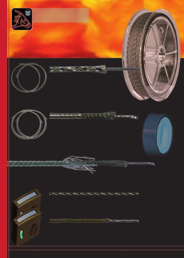 Carp accessories Lead Core Strong lead core for enough weight. Closely woven coating for easy splicing.