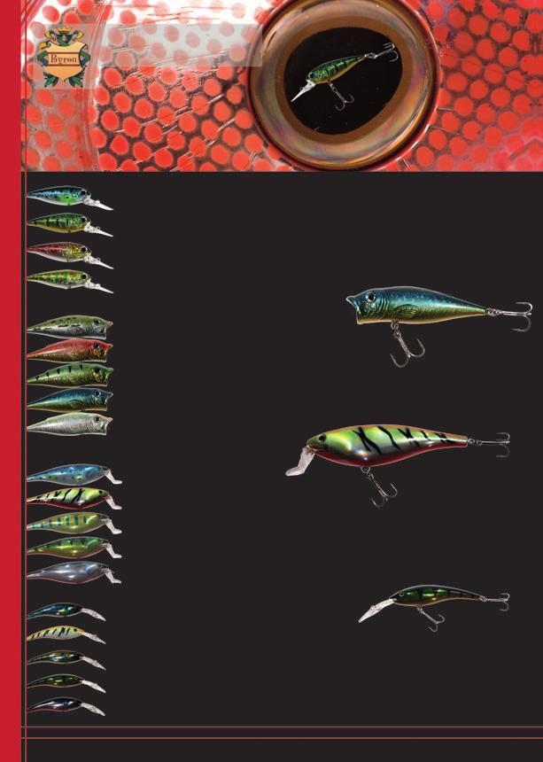 Wobbler BL P R Tini A small wobbler with perfect action. Proven success on trout and bass fishing. Art.-No.
