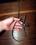 The bowline was once the knot used on square rigged boats to