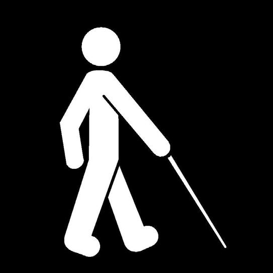 OCTOBER IS WHITE CANE AWARENESS MONTH The white cane is a symbol of independence and blindness. The white cane allows a legally blind person to travel independently.