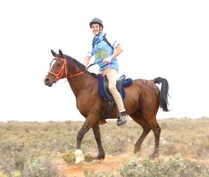 Robert has been taking part in endurance horse riding since he was 12 years old and his horse s name is Jelby Taxman. They have had El Barec Taxman for about twelve years.