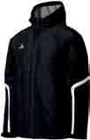 MEN S SIDELINE Core Eleven Stadium Jacket 100% polyester. Draw cord adjustable hem. Improved comfort.