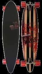 ZWR 52OY Street Waves Kicktail longboards are