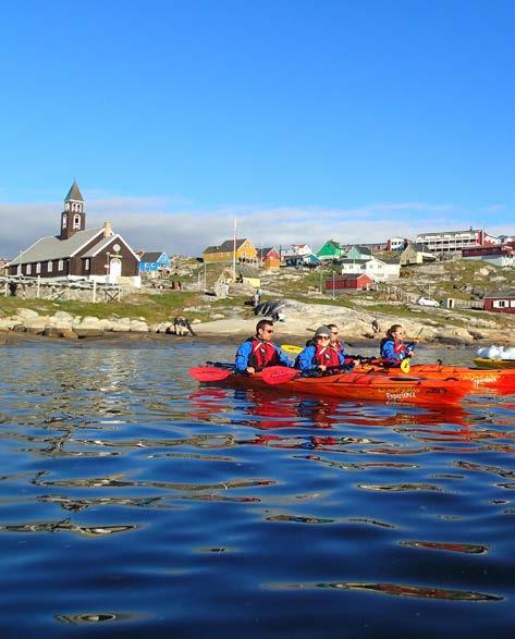 PRACTICAL INFORMATION Season: from 1st of June to 15th of September Duration: 3 hours (1,5 hours in the water paddling) Time of departure: 10:00 Meeting point: PGI Greenland office in Ilulissat
