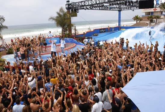 successful surfing lifestyle entertainment venue Food and beverage operations, retail, and