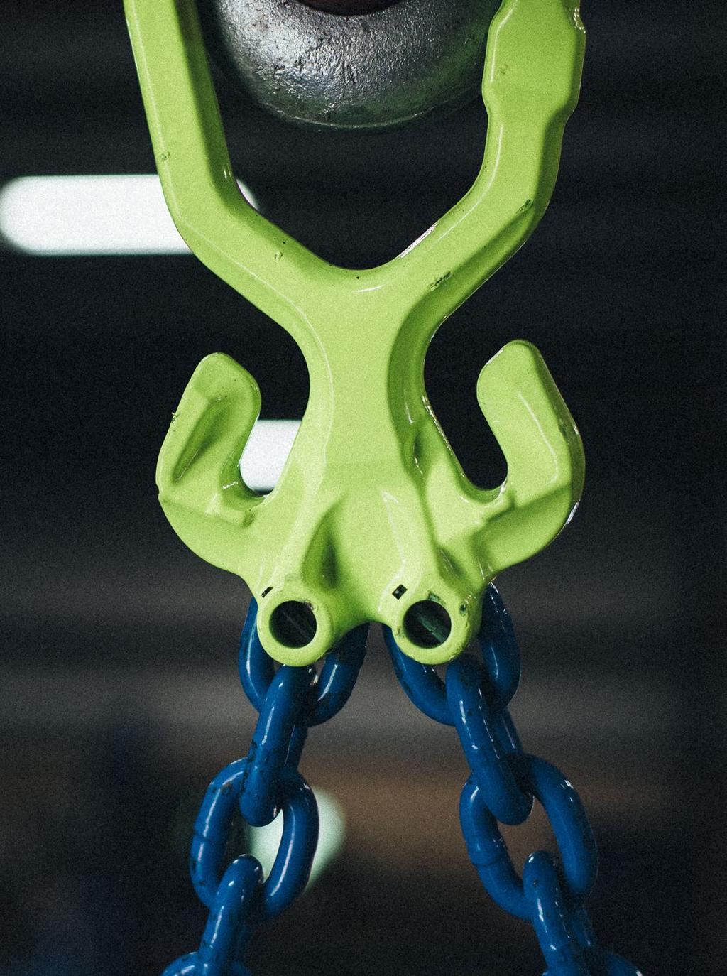 GRABIQ CHAIN SLINGS A Simpler, Lighter, Chain Sling System A totally new way to fabricate chain slings GrabiQ is an exciting new family of alloy chain sling components.