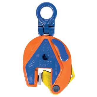 6 Crosby IP10/A Vertical Clamps *Automatically clicks on to the material as soon as the plate is placed on the clamp Part Part Crosby IP10 Straight Eye Clamps Jaw Opening Jaw Opening call 2701628 1 0