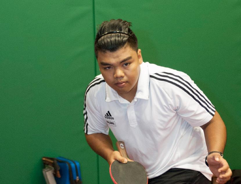 Nor Safik BIN Nor Bathiar DOB: 28/6/1997 HEIGHT: 170 cm WEIGHT: 64 kg DEBUTANT Table tennis intrigues me. Victory or defeat happens fast and furious.