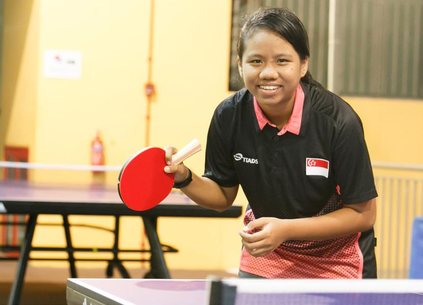 Nurul Shamira Bte Razali DOB: 16/11/1996 HEIGHT: 159 cm WEIGHT: 56 kg DEBUTANT While football is my first love, I am just as honoured to be able to represent Singapore in table tennis.
