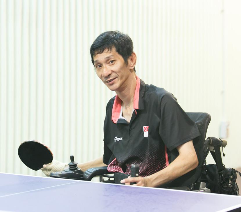 Tan Kok Leong DOB: 31/7/1965 HEIGHT: 180 cm WEIGHT: 58 kg DEBUTANT I like the nature of table tennis in which it requires quick thinking and it helps to improve my reflexes. I am also a mouth artist.