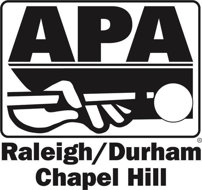 LOCAL BYLAWS League Operator: Don Ward League Office: (919) 578-4758 Email: info@apaleagues.com Website: www. apa-raleigh.com Facebook: www.facebook.com/aparaleigh Official Team Manual and Bylaws.
