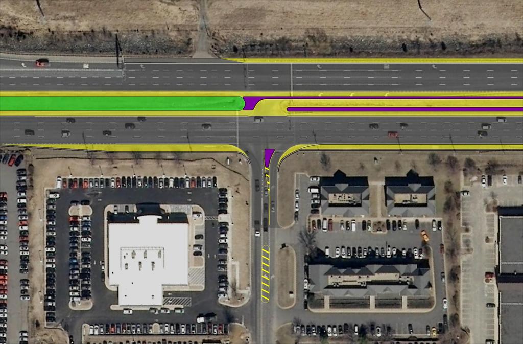 Route 7 at Cardinal Park Drive Option B: Left In/Right In/Right Out LEESBURG GATEWAY, LLC Concrete Channelizing Island Route 7 Westbound Grass Median Route 7 Eastbound Right Turn Lane LEESBURG