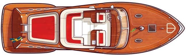 INTERIOR COLOURS The upholstery in the J Craft Torpedo can be customized to suit every client s style and taste.