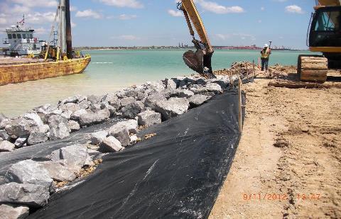 Shaping Geotextile