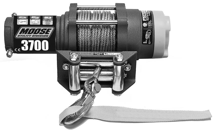 Technical Data Guide PERFORMANCE SPECIFICATIONS AND REPAIR PARTS FOR YOUR Moose 3700 WIRE ROPE 2V DC Electric Winch READ AND UNDERSTAND THIS GUIDE BEFORE INSTALLATION