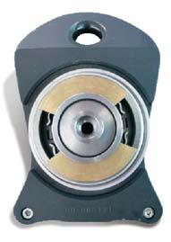 1 Drum brake with oversize control dial for adjusting descent speed or to stop or