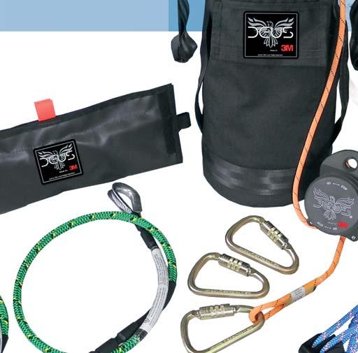 Each Escape Kit comes pre-rigged and packed in a sturdy, water-resistant haul bag and includes: 3700 Descent Device 8 mm Orange Kernmantle Escape & Rescue Rope