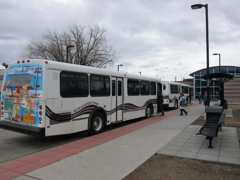 5-6 Streamline Business Plan Figure 5-2: Fixed route buses at the Butte-Silver Bow Transfer Station The initial cost for a body-on-frame heavy-duty bus is significantly higher than the body-onchassis