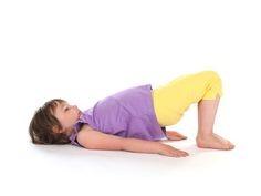 Unit 3 Yoga Guide London Bridge Benefits: Builds core strength. 1. Lie on your back with both arms flat on the ground. 2.