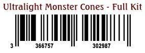 49 Ultralight Monster Cone Assortment 28 Ultralight Monster Cones in several