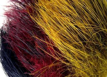 This premium fur has a fiber that is thin but still holds its structure while in the current.