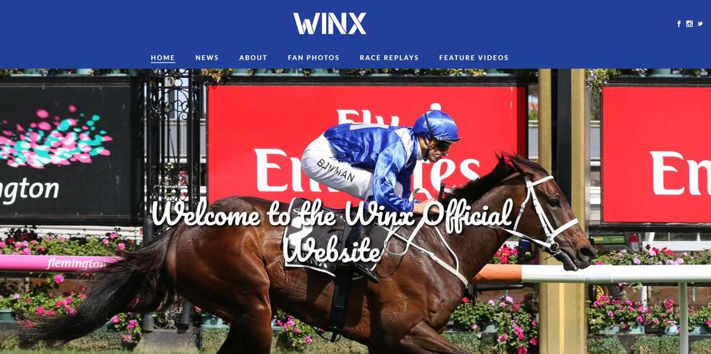 I was talking to my son who is not into horse racing and I might say, Winx is running this weekend, and he might say, Dad, you know what? My friends at school talk about Winx.