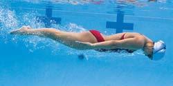 In competition, one pullout is allowed at the beginning of each length, and then the swimmer s head must surface.