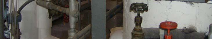 East Column Reboiler Reboiler Sight glass Green Valve Sample tap Red gauge valve on Bottoms line