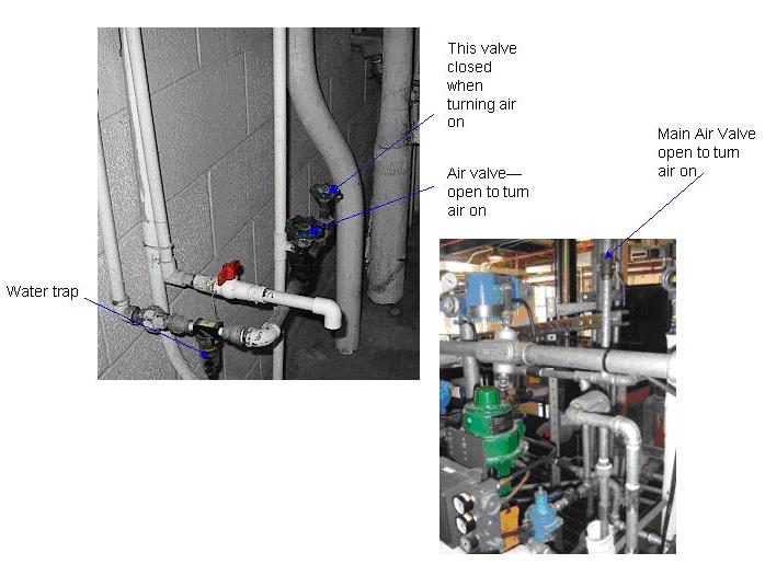 Figure 7. Second floor air valves. 8.