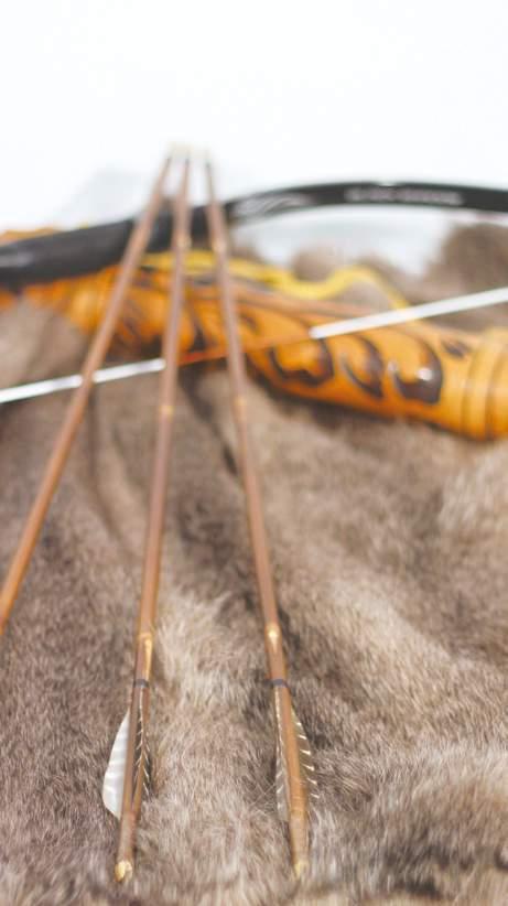 The lightest hunting bow on the market, the Khan weighs less than 1 lb. and is only 48" long, tip to tip when strung.
