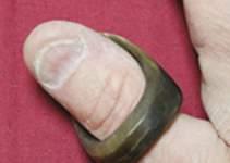 For safe and proper fit the thumb ring