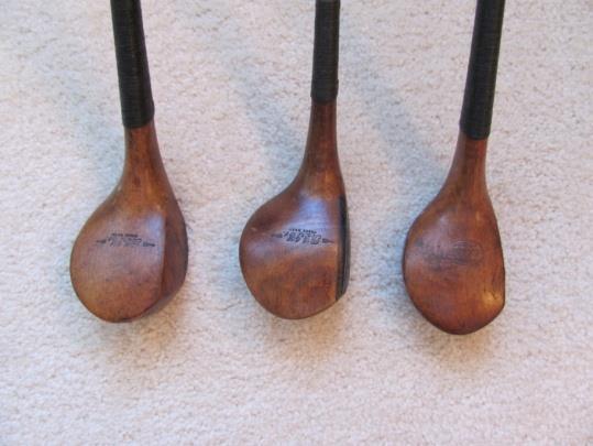 76. BGI #92 Brassie, straight face, splice neck, original stamped head and shaft, original suede leather grip, excellent condition. Sale @ $250 IRONS Photo # 2612, Lots #77-79 77.
