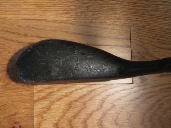 121. BGI #112, driving mashie, all original with marked shaft, excellent condition. Sale price @ $90 PUTTERS 122.