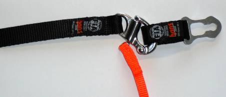 with the FIA standard name The label is sewn on the tether Tether anchors
