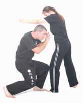 Leg tackle series Slip and parry the jab, then drop down (with your guard up) and tackle your opponent at the waist.