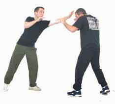 The swing kick to the head is easier from the rear leg, but train it by doing it both right and left with either a stomp beginning or replace step (where you skip, switching leads, and use the