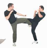 In the second method, move your leg to the side and kick with the other leg. Both methods work with amazing ease.