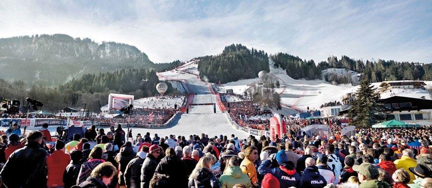 Kitzbühel is one of the most legendary sports town s in the Alps and with 173km of skiing on the doorstep including the legendary Hahnenkamm downhill race, it is not hard to see why.