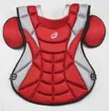 Scarlet Navy High School Varsity/College Royal CP-P Breathable Lycra mesh over multi-layer, low-rebound memory CATCHER'S CHEST PROTECTOR CP-P foam padding Lightweight & conforming