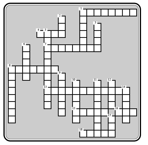 Name: Date: Physical Education 9 Crossword Across: 1. This grip reminds one of holding a bat 4. The number of clubs in a good amateur golf bag 7. Usual number of holes on golf courses 8.