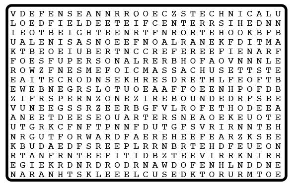 Name: Date: Physical Education 4 Word Search Use the clues below to discover words in the above puzzle. Circle the words. 1. One of the five players - usually the tallest 2.