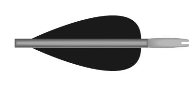 the tips curve back to form an arc). The length of the bow depends on the individual needs of the purchaser, including his/her age, weight and height.