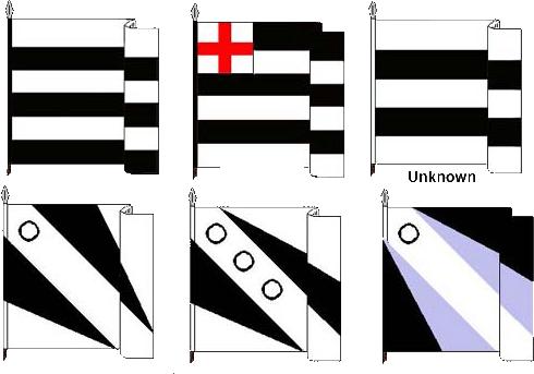 It is interesting to compare this version (Turmile's) of Bard's colours with those of Symond's, and the un-named regiment in the first plate, based on an eyewitness account.
