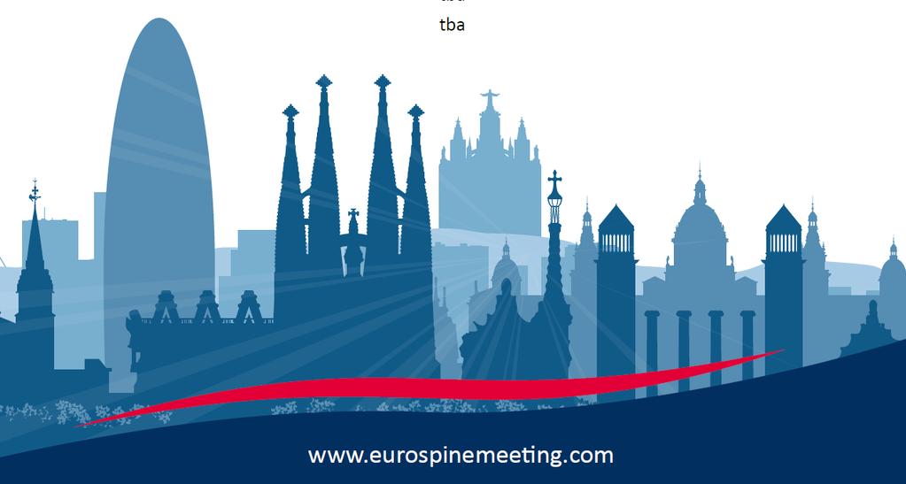 EUROSPINE - SRS Joint 2015 Spring Meeting 2nd EUROSPINE Spring