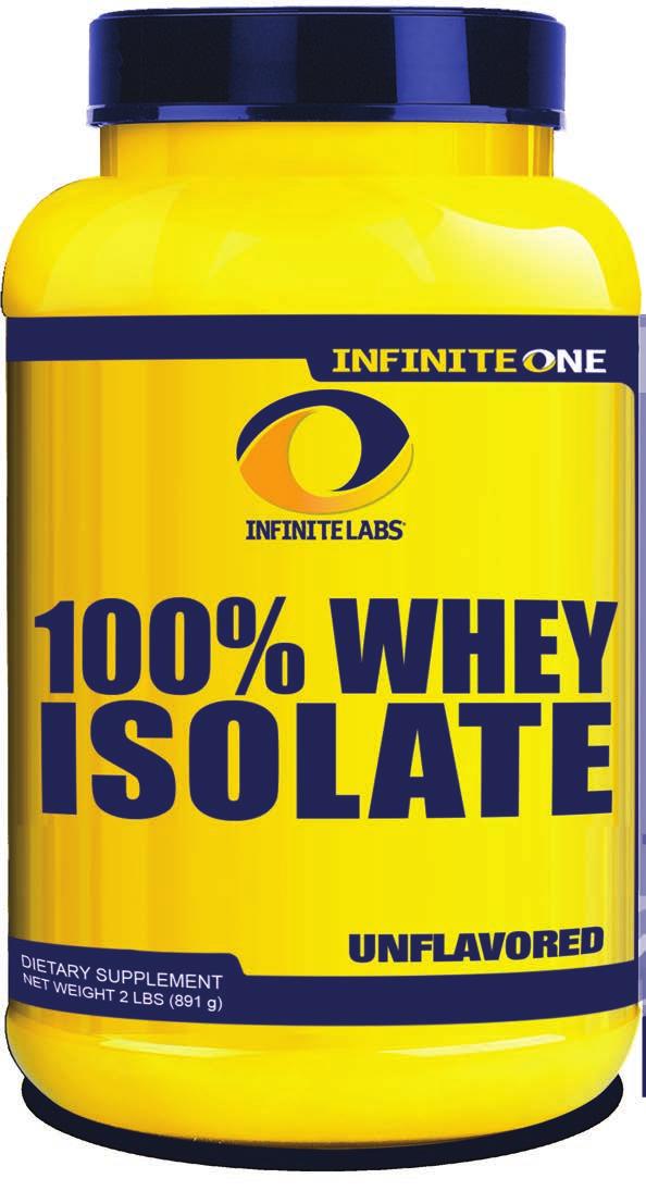 100% WHEY ISOLATE Infinite ONE 100% Whey Isolate provides a high-quality macronutrient protein formula