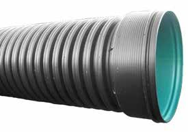 EUROFLO CULVERT PIPE BENEFITS: > Easy to handle > Smooth bore = flow faster, less silt build-up > Maintenance-free life span > Rust free > Resists chemically aggressive soil conditions D+ D+ D+