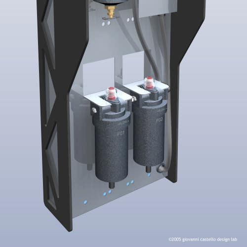 regulator PCV1 Pressure gauge Pl1 Filters F-01 &