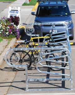 Parking Stall Bike Rack with Locking Arms - (14 Bikes) - Powder Coated PPBR-14-PS 7,219 (372) Park Place Parking Stall Bike Rack with Locking Arms - (14 Bikes) - Powder Coated Stainless PPS-G 2,239